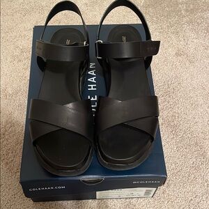 Cole Haan Black Sandals